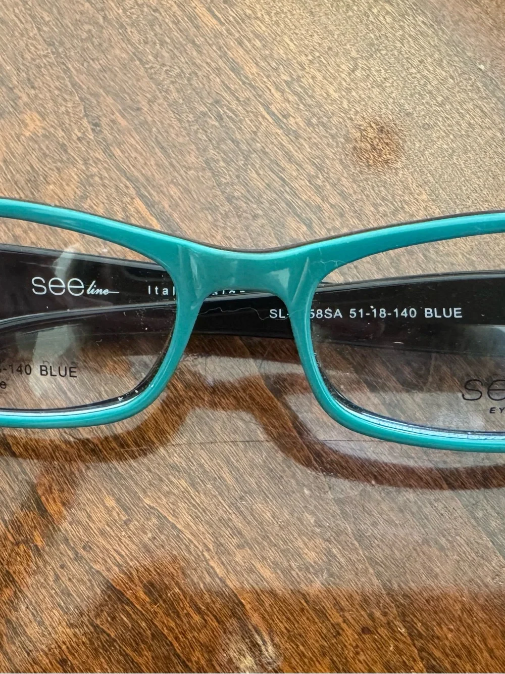 SEEline Rectangular Blue Eyeglass Frames